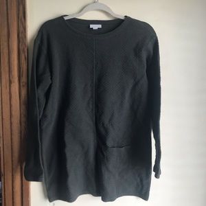 Pure Jill by J. Jill quilted sweatshirt tunic ⭐️